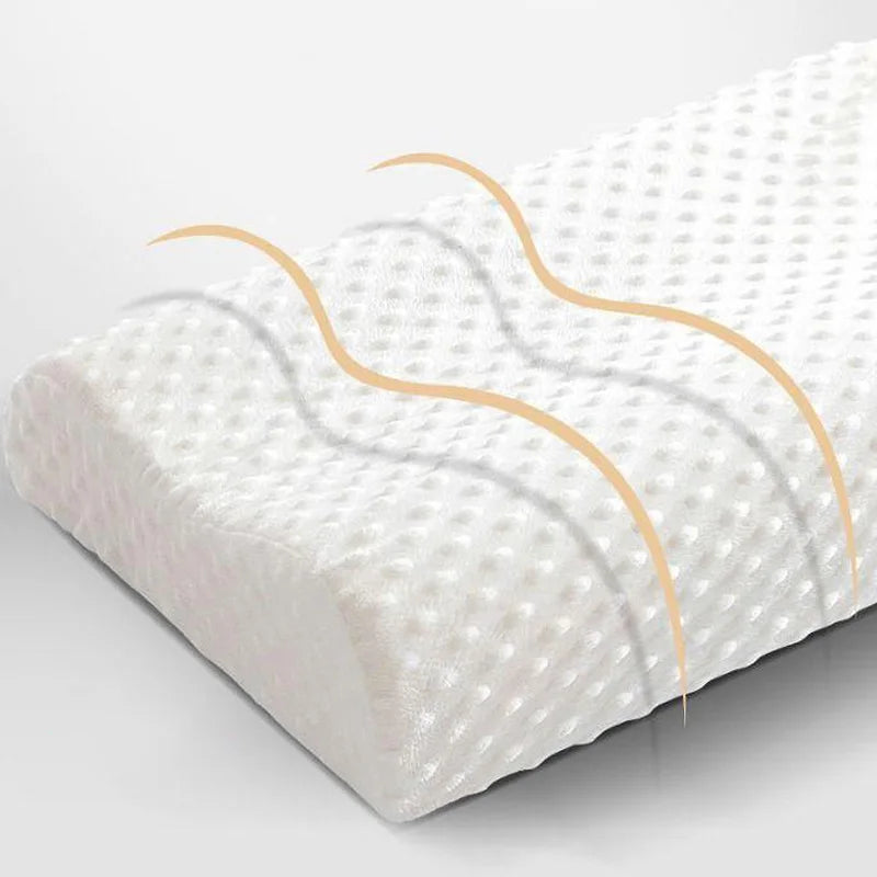 Oreiller à mémoire de mémoire en latex naturel pur