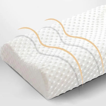 Oreiller à mémoire de mémoire en latex naturel pur