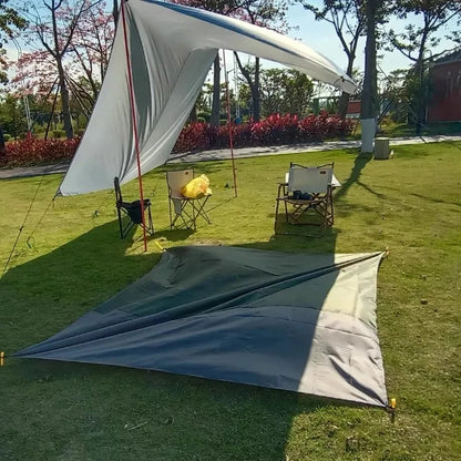 Mat de pique-nique de poche en nylon de camping extérieur étanche à la pelouse pliable pratique tapis imperméable