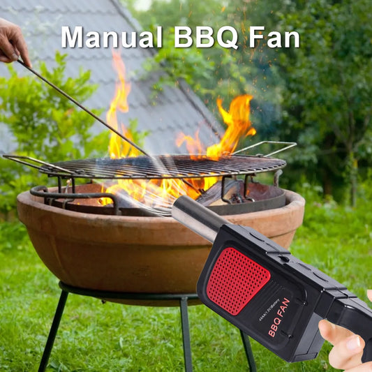 Prenosný elektrický vreckový dúchadlo ventilátor BBQ pre vonkajšie kempingové grilovanie piknik BBQ Cooking Nástroj Bakery Grill Príslušenstvo