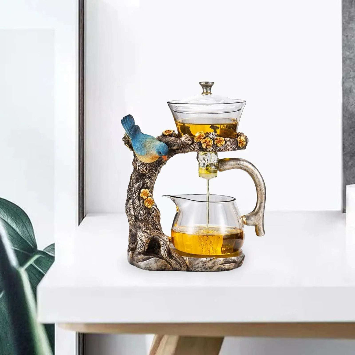 Magnetic Teapot Tea Kettle Kungfu Drip Teapot with Infuser for Birthday Gift Dining Room New Year Tea House Father's Day