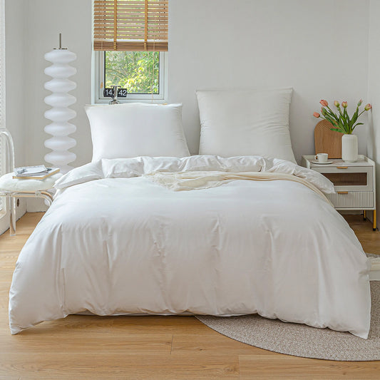 2/3ks Cotton Cover Cover Set Vysokej kvality 500tc skutočná 100% bavlnená látka Dvojou kráľovnou King King Bedding Cover Bed Set
