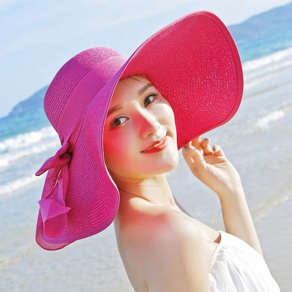 Kvinders Sun Hat med Big Brim - Stilfuld og sammenfoldelig effektiv solbeskyttelse Innovativ innovativ innovativ