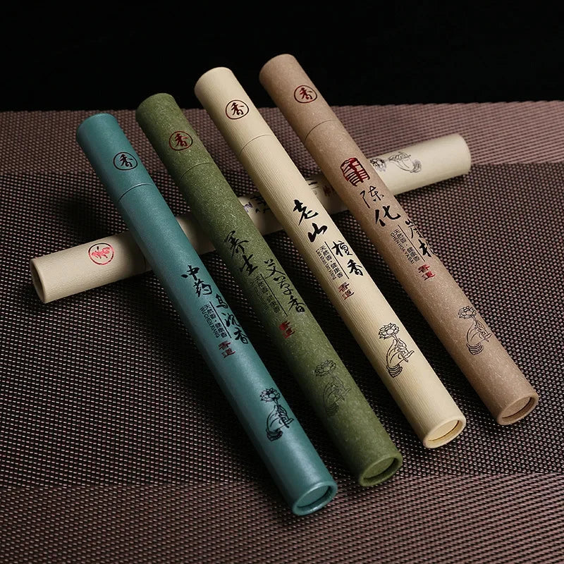 Yxymcf 40 Sticks natürlicher Sandelholz Weihrauch Schlaf Chinesische Heimatkornstöcke Aromatherapie Raum Duft Buddhistische Lieferungen