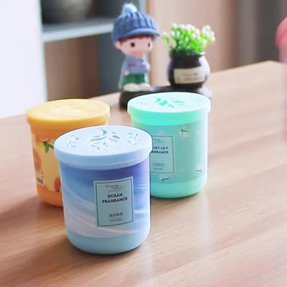 Ny 190g langvarig solid luftfriskere for hjemme- og bilduftboks Deodorant Toalett Aromatherapy Solid Balm Freshenerer