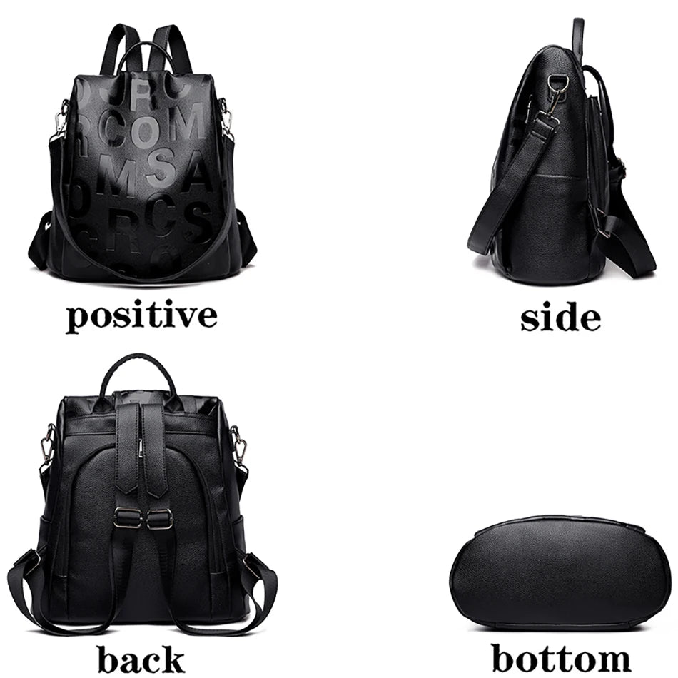 2022 Gratë e reja Backpack çanta të backpack-ut me cilësi të lartë të butë për vajza për vajza me kapacitet të madh Sac Backpack Udhëtimi