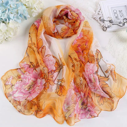 Kvinner mote chiffon georgette silkeskjerf for muslim
