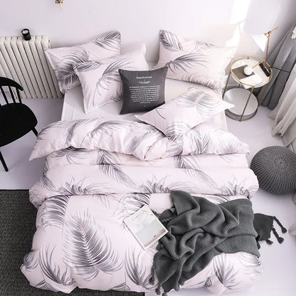 Coppia copripiumino nera con cuscino di lusso moderno concorrente moderno cover trapunta queen/king doppio letto singolo