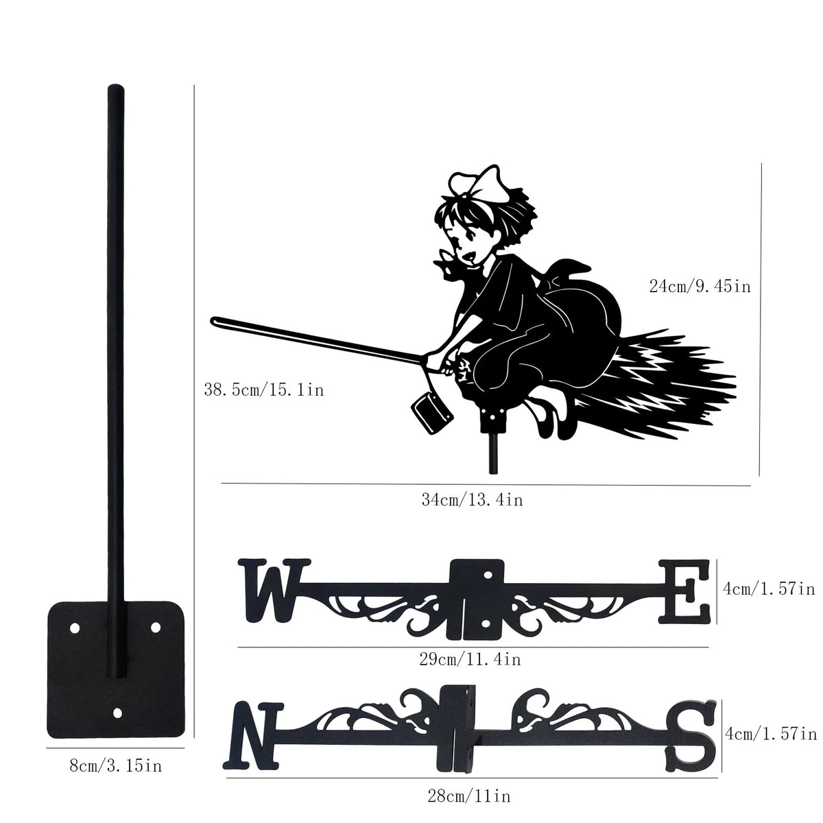 Magic Weathervane Silhouett
