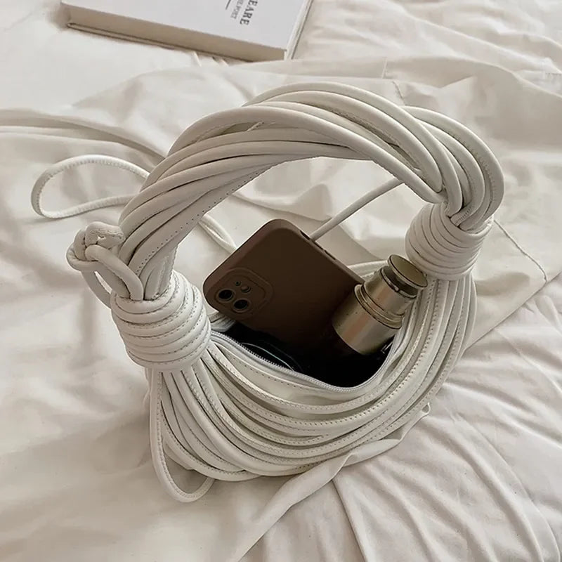2023 Luxus Frauen Handtaschen Designer Marke handgewebte Nudelbeutel