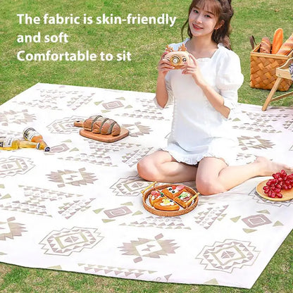 Mantas de picnic al aire libre estera de campamento resistente a la grasa resistente al agua.