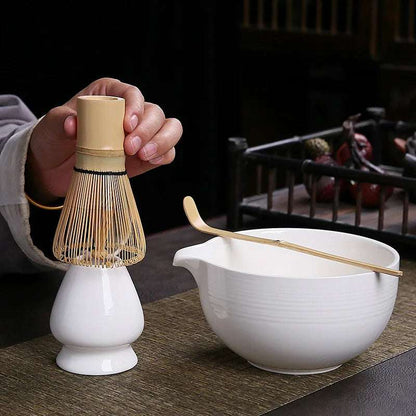 Japanese Ceramic Matcha Green Tea Chasen Holder Stand Bowl Bamboo Whisk Grinder Brushes Tea Tools Holder Tea Accessories Teaware