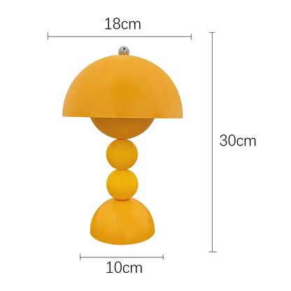 Nordic LED Table Lamp For Home Living Table Bedroom Bedside Room Interior White Dimmable Decoration LED Night Lamps Desk Light