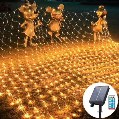 Wtyczka słoneczna lub UE 3*2M LED LIDE LIGET NET Outdoor Net siatkowe lampy warstwa drzewa Light