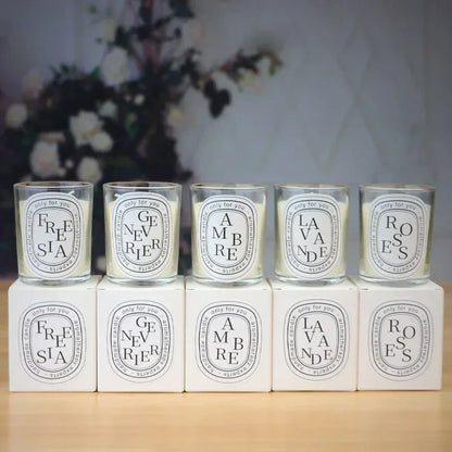 Romântico Fragrância Perfado transparente Romantil Luz de luz perfumada Velas aromáticas Vedas de convidado Velas de casamento Jar