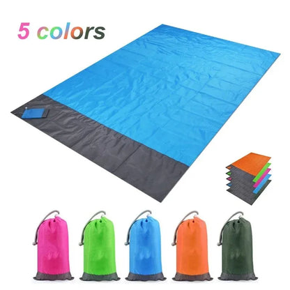 Mat de pique-nique de poche en nylon de camping extérieur étanche à la pelouse pliable pratique tapis imperméable