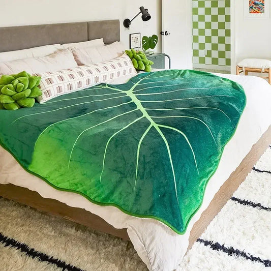 Cobertor de folha gigante super macio para sofá de cama gloriosum cobertor decoração de casa lança sofá quente towel cobertor de natal presente 담요
