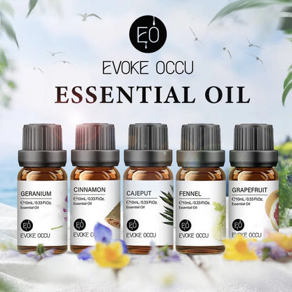 10 ml duftolier Pure ufortyndet stærk lugt til DIY stearinlys sæbe Bath Home Hotel Diffuser Befugter Lys duftende olie