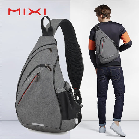 MISTI MUŠKARCI ONE RAMENG BOUNKPACK Žene Sling torba Crossbody USB Boys Bicking Sports Travel Svestrana modna torba Studentska škola