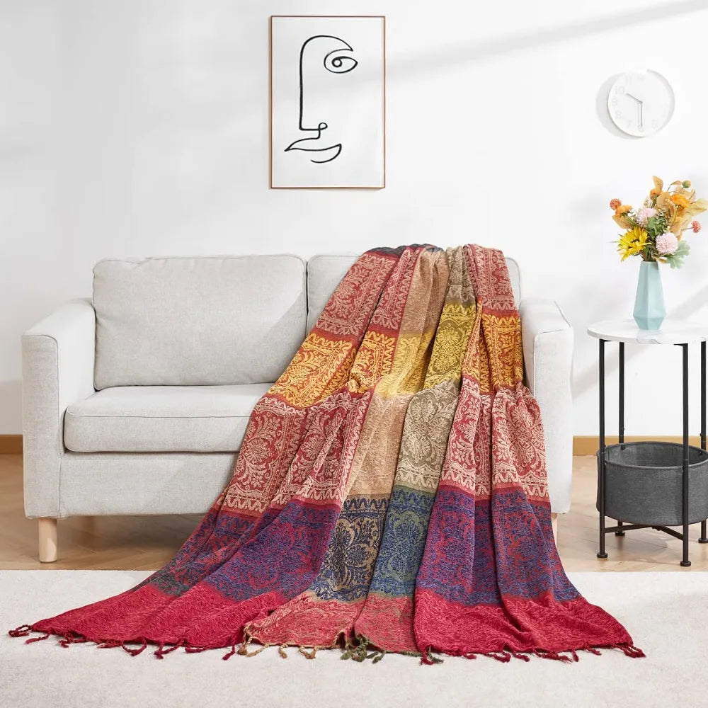 Boho Bohemian Throws Couvertures