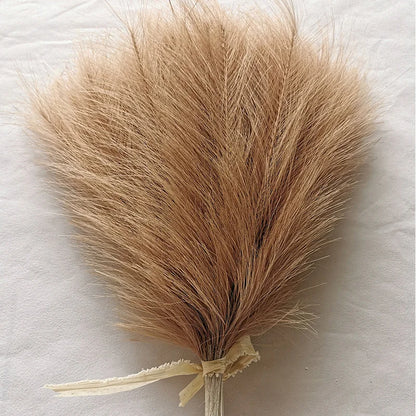 10pcs Ins Style Reed Fałszywe rośliny sztuczne pampas trawa kwiat DIY Wedding Bouquet Boho Domowe dekoracje ogrodowe Dekoracja balkonu