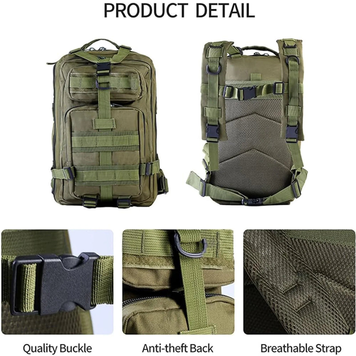 SAYZM 50L OU 30L BACKPACK TACTIQUE SAG SAG SAGLE CHASSE MOLLE BACKPACK POUR HOMMES SALS DE RACKS DE RACKING DE RACK
