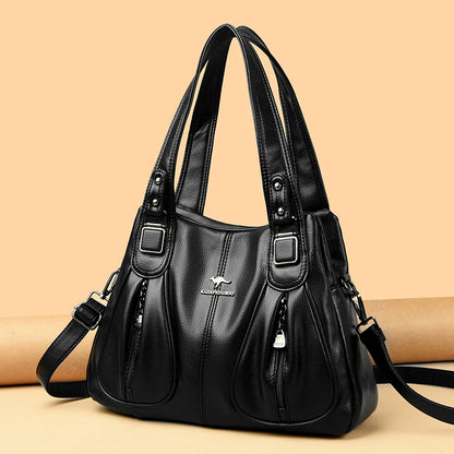 Luksuriøse håndvesker kvinner vesker designer stor kapasitet crossbody vesker for kvinner 2023 ny skulderveske ekte skinnhåndveske
