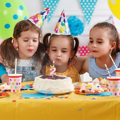 Candle Pink Birthday Candle Girl Happy Birthday Tort Topper Celebration Celebration ANESUNIONS ANNIOBARZY Partyjne materiały imprezowe (numer 2)