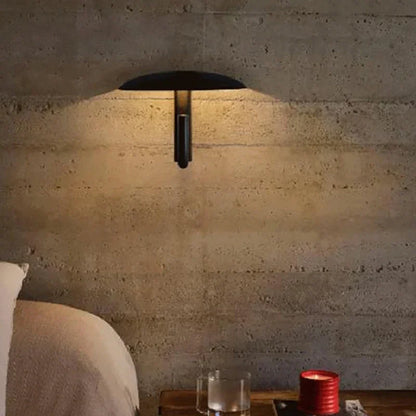 Spanish Designer Dining Room Aisle Corridor Minimalist Creative Mushroom Umbrella Shaped LED Rotating Wall Lamp Home Decor