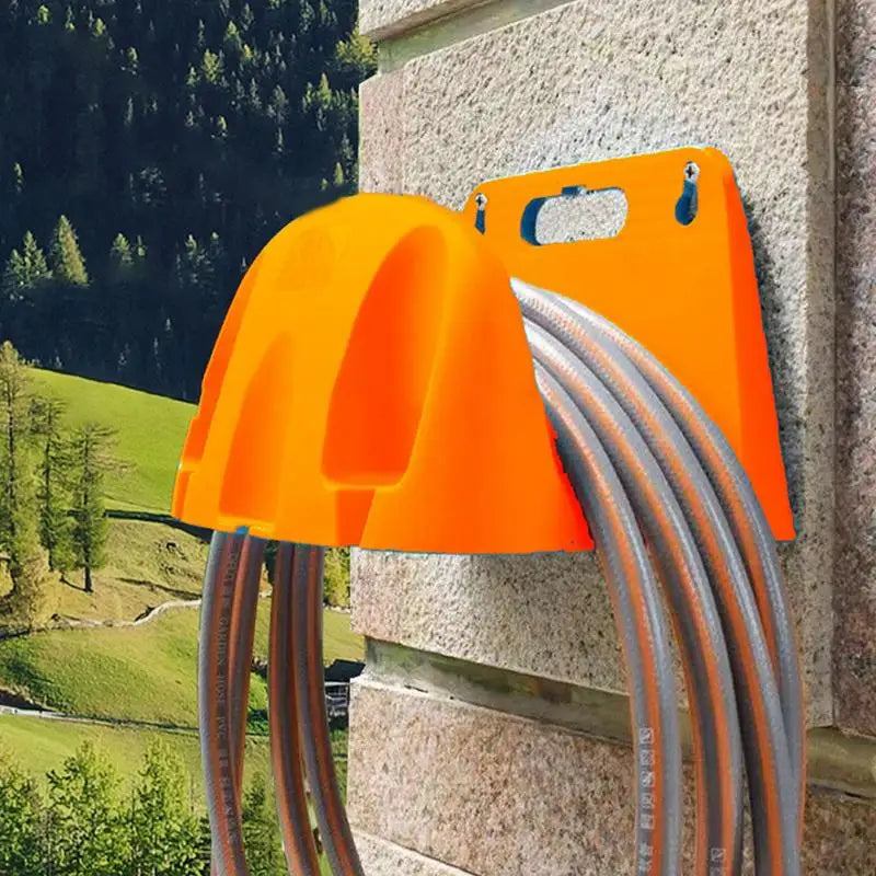 1 stk. Vægmonteret haven Irrigation Slange Rørbøjle Plaststativ Tød Vanding Slange Organizer Storager Holder Pipe Winding Frame