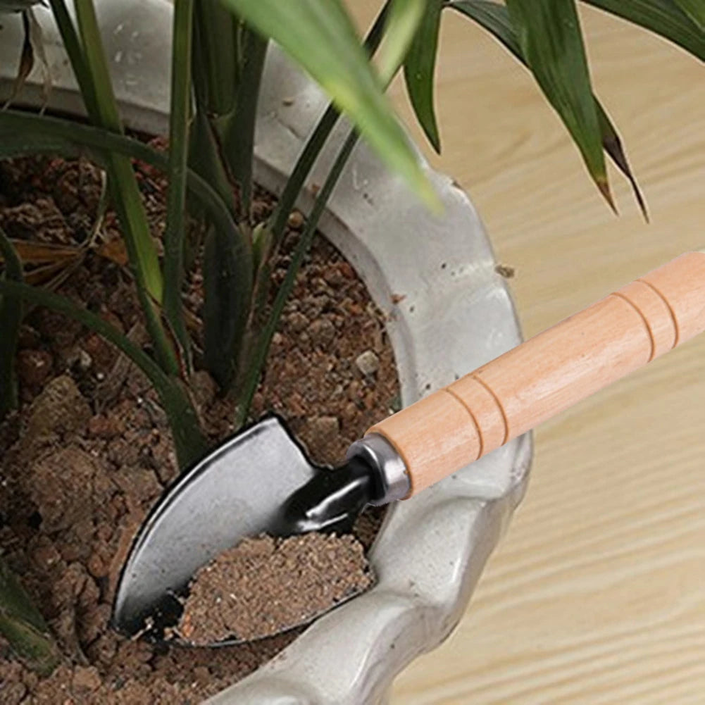 3pcs / set mini outils de jardinage kit de plantation miniature pour fleurs kit de plantation de plante en pot