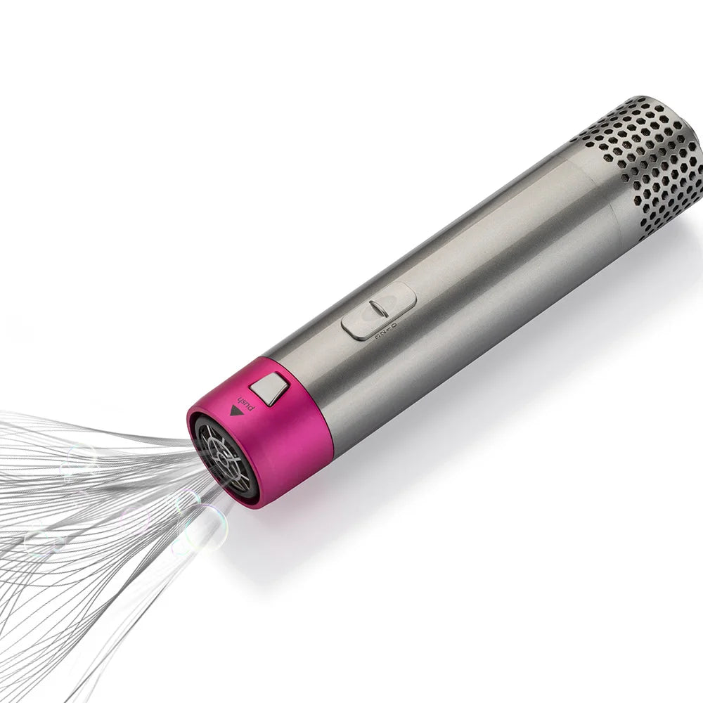 7 In 1 One Step Hair Dryer & Volumizer Rotating Hairdryer Hair Curler Comb Curling Brush Hair Dryers For Hair Styling Tool
