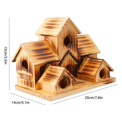 Bird d'oiseau en bois cage d'oiseau alimentant le nidi