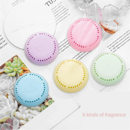 40-1pcs Forme d'aromathérapie à air solide solide parfum de déodorant déodorant garde-robe voiture maison rond