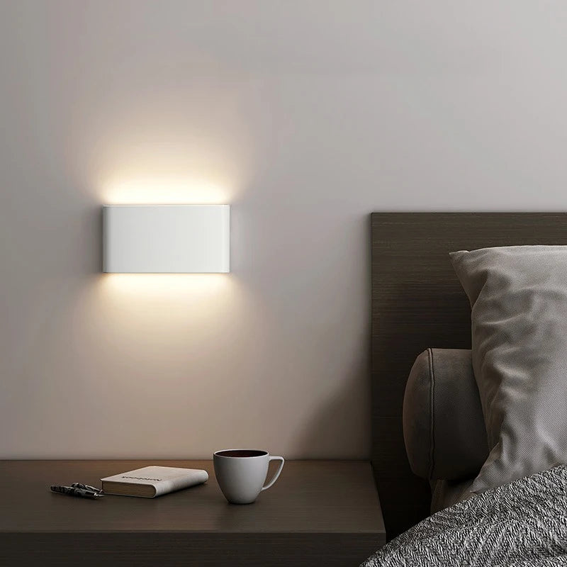 PIR sensor LED Modern Outdoor Waterproof Wall Lamp Indoor Bedroom Living Room Balcony Wall Light Home Lighting Aluminum Wall