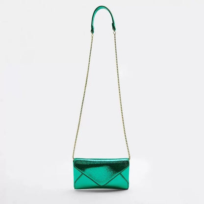 Diseño de lujo Bolso de noche para mujeres Día del día Día del embrague Bolso del bolso del embrague diario Bolsa de la cadena de oro de la cadena de oro