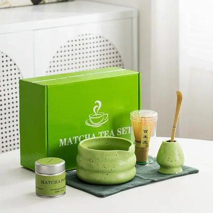 4/6PCS 7pcs Matcha White Tea Whisk Teaware Japanese Ceremony Bamboo Chasen Tea Tool Tea Brush Exquisite Matcha Kit for Teaset