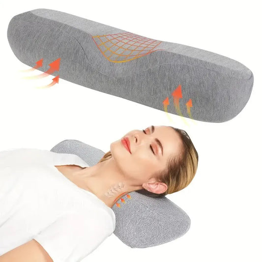 Memory Foam Pillow Orthopedic Cervical Cushion Ergonomics Massasje Sleeping Pute Neck Pain Relief Slow rebound Pute Sengetøy