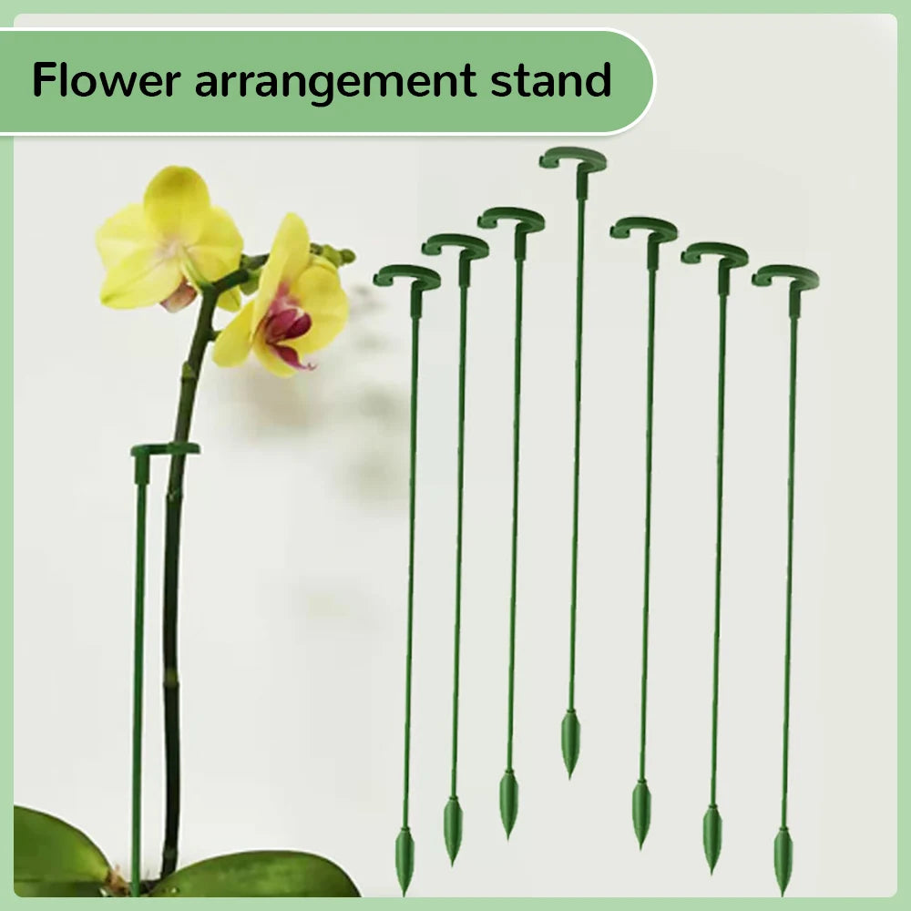 5/10/20 stk plöntur styður blóm stand fiðrildi Orchid Support Rod Climbing Plöntur Stick Protection Grænmeti birgðir