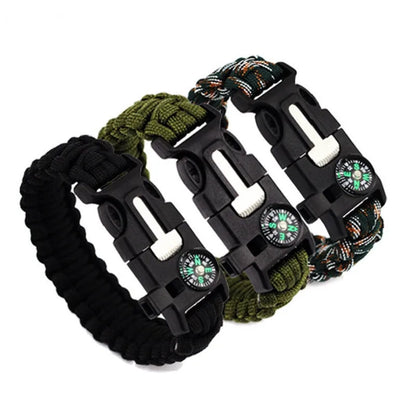 Bracelet paracord multifonctionnel Bracelet de survie tressée