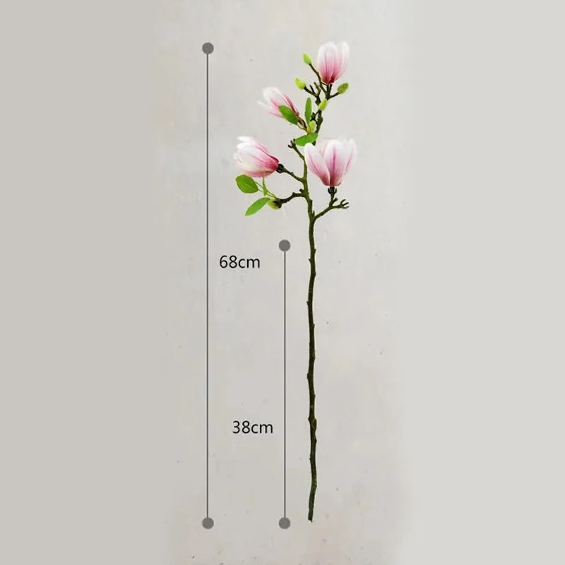 Künstliche Blumen Simulation Magnolia Zweig für Wohnzimmer Dekoration