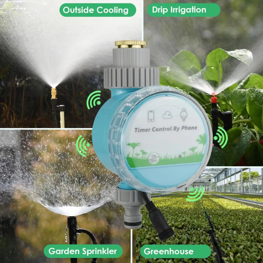 SPRYLE WiFi Wiless Wireless Smart Timer Home Garden Automatique Irrigation Arrosage Remote Contrôleur extérieur pour usine de serre