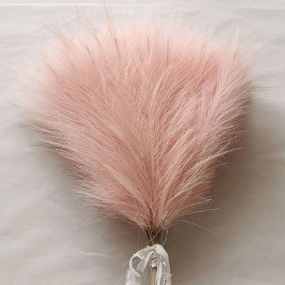 10PCS Artificial Pampas Grass Crafts Bouquet For Home Wedding Decora Accessories Party Room Decor Bedroom Vase Fake Plant Reed