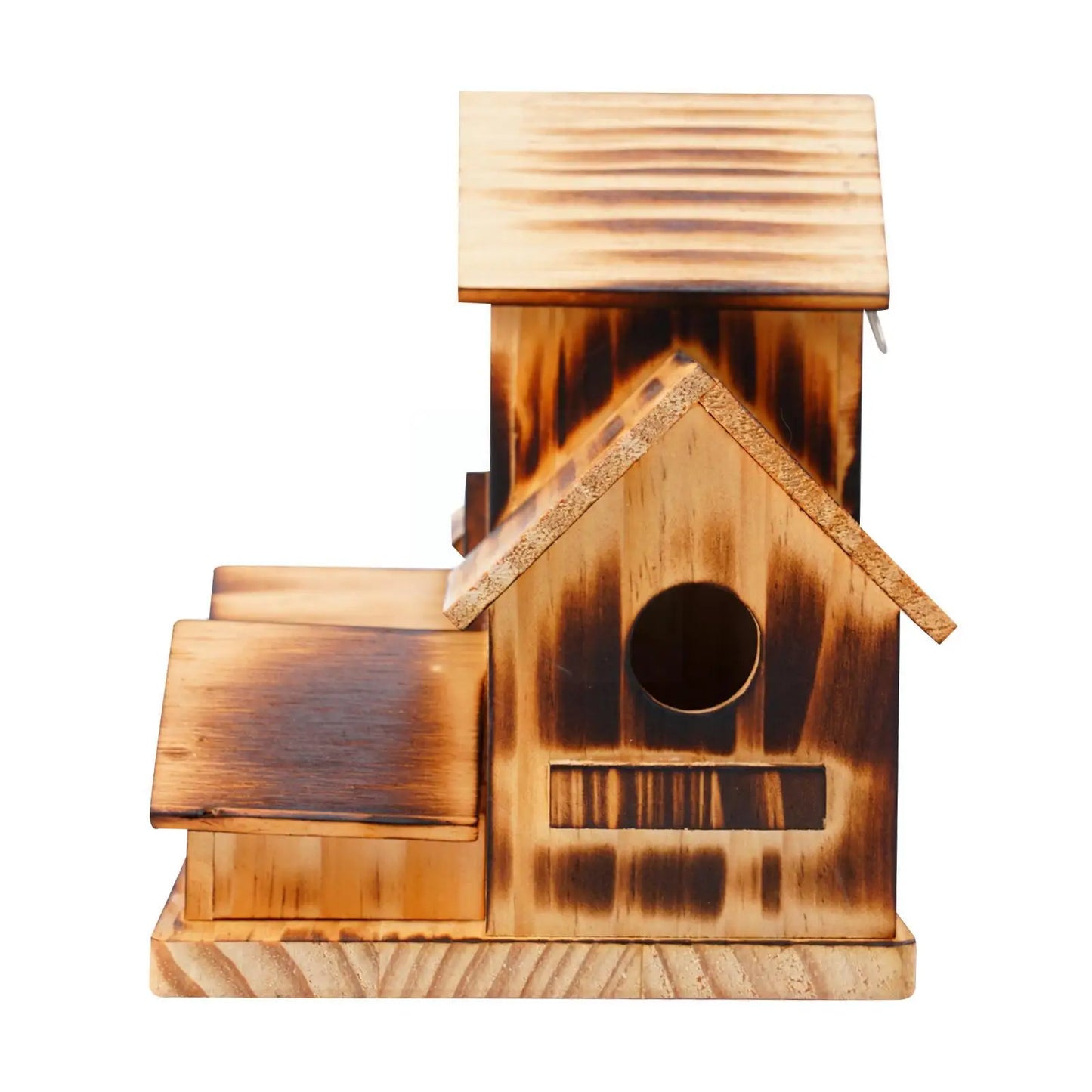 Bird d'oiseau en bois cage d'oiseau alimentant le nidi