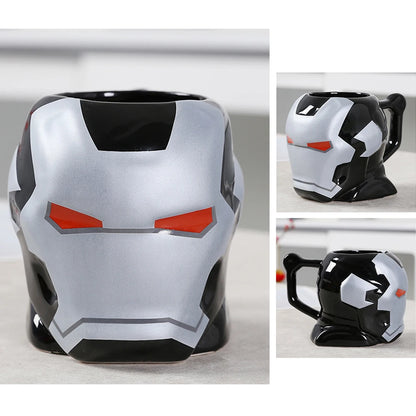450-500ml Ceramics Mug Marvel Avengers Iron Man The Hulk Super Captain America Batman Magical Woman Hero Mug Milk cup Coffee cup