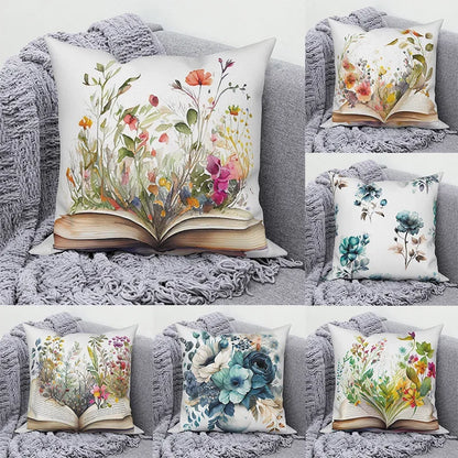 Boho blomsterpudebetræk forår