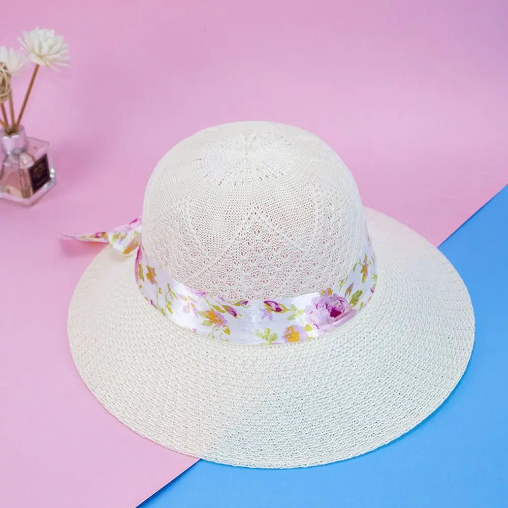 Holiday Brindable Breathable Fisherman Hats Women Girls Protection UV Mulheres Sun Hat Hat Brim Straw Hats Capace de praia