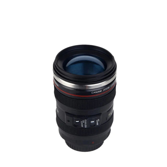 Stainless Steel Camera EF24-105mm Coffee Lens Mug White Black Coffee Mugs Unique Cup Gift
Coffee Cups canecas tazas vaso caf