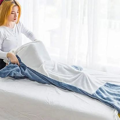 Haaiendekte volwassen cartoon slaapzak pyjama haped warme flanel grappige woonkleding shark onesie slaapzak winter warme deken