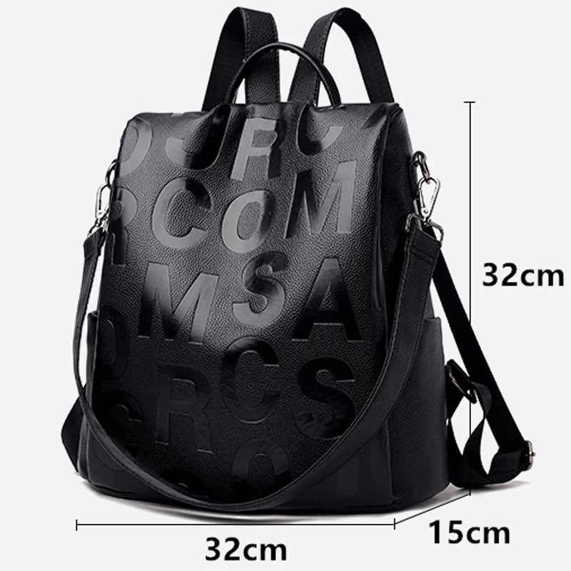 2022 Gratë e reja Backpack çanta të backpack-ut me cilësi të lartë të butë për vajza për vajza me kapacitet të madh Sac Backpack Udhëtimi